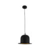 LEDTM® CHARLO 01214 Vintage Κρεμαστό Φωτιστικό Οροφής με Ντουί 1 x E27 AC 220-240V IP20 - Μαύρο & Χρυσό - Μ26 x Π26 x Υ16cm - Image 4