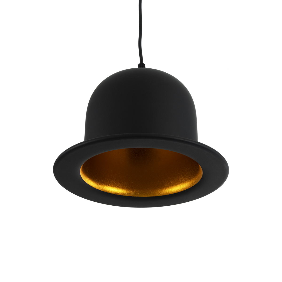LEDTM® CHARLO 01214 Vintage Κρεμαστό Φωτιστικό Οροφής με Ντουί 1 x E27 AC 220-240V IP20 - Μαύρο & Χρυσό - Μ26 x Π26 x Υ16cm - Image 6