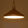 LEDTM® FELICITA 01223 Μοντέρνο Κρεμαστό Φωτιστικό Οροφής με Ντουί 1 x E27 AC 220-240V IP20 - Χάλκινο & Λευκό - Μ40 x Π40 x Υ30cm - Image 3