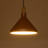 LEDTM® FERCLA 01224 Μοντέρνο Κρεμαστό Φωτιστικό Οροφής με Ντουί 1 x E27 AC 220-240V IP20 - Χάλκινο & Λευκό - Μ27 x Π27 x Υ25cm - Image 3