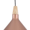LEDTM® FERCLA 01224 Μοντέρνο Κρεμαστό Φωτιστικό Οροφής με Ντουί 1 x E27 AC 220-240V IP20 - Χάλκινο & Λευκό - Μ27 x Π27 x Υ25cm - Image 8