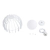 LEDTM® INGLEY 01225 Μοντέρνο Κρεμαστό Φωτιστικό Οροφής με Ντουί 1 x E27 AC 220-240V IP20 - Λευκό - Μ26 x Π26 x Υ21cm - Image 11