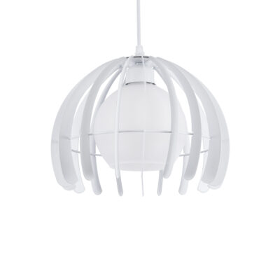 Alternative view of LEDTM® INGLEY 01225 Μοντέρνο Κρεμαστό Φωτιστικό Οροφής με Ντουί 1 x E27 AC 220-240V IP20 - Λευκό - Μ26 x Π26 x Υ21cm