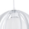 LEDTM® INGLEY 01225 Μοντέρνο Κρεμαστό Φωτιστικό Οροφής με Ντουί 1 x E27 AC 220-240V IP20 - Λευκό - Μ26 x Π26 x Υ21cm - Image 8