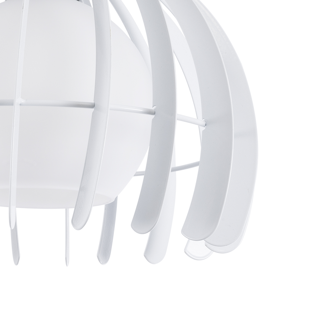 LEDTM® INGLEY 01225 Μοντέρνο Κρεμαστό Φωτιστικό Οροφής με Ντουί 1 x E27 AC 220-240V IP20 - Λευκό - Μ26 x Π26 x Υ21cm - Image 9