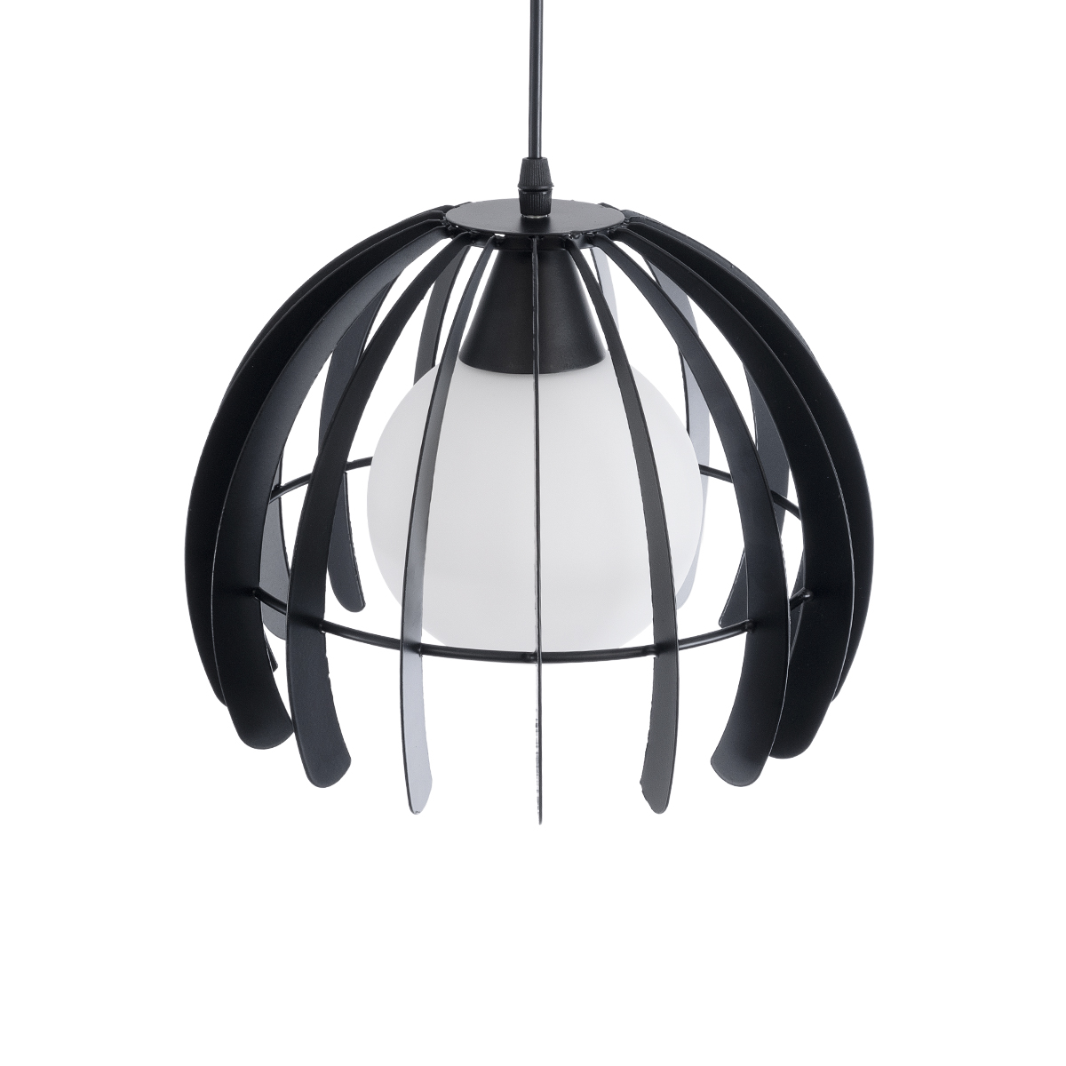 LEDTM® INGLEY 01226 Μοντέρνο Κρεμαστό Φωτιστικό Οροφής με Ντουί 1 x E27 AC 220-240V IP20 - Μαύρο & Λευκό - Μ26 x Π26 x Υ21cm - Image 7