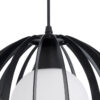 LEDTM® INGLEY 01226 Μοντέρνο Κρεμαστό Φωτιστικό Οροφής με Ντουί 1 x E27 AC 220-240V IP20 - Μαύρο & Λευκό - Μ26 x Π26 x Υ21cm - Image 8