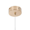LEDTM® JADORE 01232 Μοντέρνο Κρεμαστό Φωτιστικό Οροφής LED 5W 400lm 120° AC 220-240V IP20 Θερμό Λευκό 2700K - Lumileds SMD Chip - Χρυσό & Διάφανο - Μ8 x Π8 x Υ26cm - 2 Χρόνια Εγγύηση - Image 9