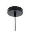 LEDTM® RUHIEL 01233 Μοντέρνο Κρεμαστό Φωτιστικό Οροφής με Ντουί 1 x E27 AC 220-240V IP20 - Μαύρο & Μπεζ - Μ18 x Π18 x Υ12cm - Image 9
