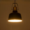 LEDTM® DEVOTA 01235 Vintage Κρεμαστό Φωτιστικό Οροφής με Ντουί 1 x E27 AC 220-240V IP20 - Μαύρο & Χρυσό - Μ22 x Π22 x Υ30cm - Image 3