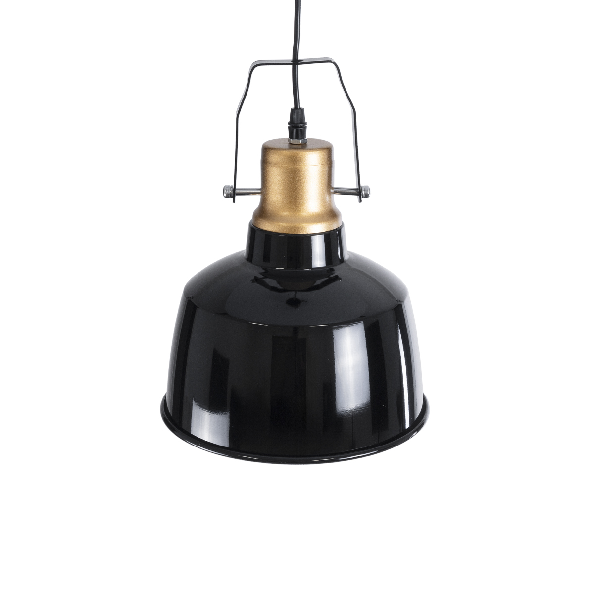 LEDTM® DEVOTA 01235 Vintage Κρεμαστό Φωτιστικό Οροφής με Ντουί 1 x E27 AC 220-240V IP20 - Μαύρο & Χρυσό - Μ22 x Π22 x Υ30cm - Image 7