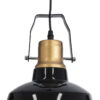 LEDTM® DEVOTA 01235 Vintage Κρεμαστό Φωτιστικό Οροφής με Ντουί 1 x E27 AC 220-240V IP20 - Μαύρο & Χρυσό - Μ22 x Π22 x Υ30cm - Image 8