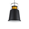 LEDTM® NUNZIATA 01236 Vintage Κρεμαστό Φωτιστικό Οροφής με Ντουί 1 x E27 AC 220-240V IP20 - Μαύρο & Χρυσό - Μ26 x Π26 x Υ40cm - Image 2