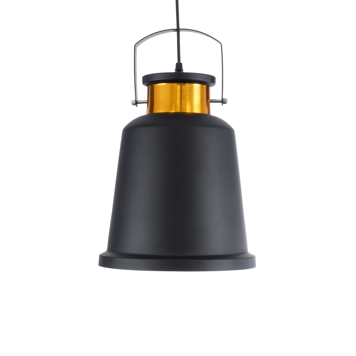LEDTM® NUNZIATA 01236 Vintage Κρεμαστό Φωτιστικό Οροφής με Ντουί 1 x E27 AC 220-240V IP20 - Μαύρο & Χρυσό - Μ26 x Π26 x Υ40cm - Image 5