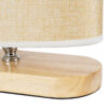 LEDTM® CHIARA 01241 Boho Επιτραπέζιο Φωτιστικό Πορτατίφ με Ντουί 1 x E27 AC 220-240V IP20 - Μπεζ - Μ25 x Π12 x Υ26cm - Image 7