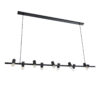 LEDTM® ALFREDA 01242 Μοντέρνο Κρεμαστό Φωτιστικό Οροφής με Ντουί 10 x E27 AC 220-240V IP20 - Μαύρο - Μ140 x Π18 x Υ7cm - Image 2