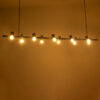 LEDTM® ALFREDA 01242 Μοντέρνο Κρεμαστό Φωτιστικό Οροφής με Ντουί 10 x E27 AC 220-240V IP20 - Μαύρο - Μ140 x Π18 x Υ7cm - Image 3