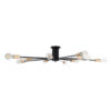 LEDTM® OLINDA 01244 Μοντέρνο Φωτιστικό Οροφής με Ντουί 10 x E27 AC 220-240V IP20 - Μαύρο & Χρυσό - Μ102 x Π102 x Υ17cm - Image 5
