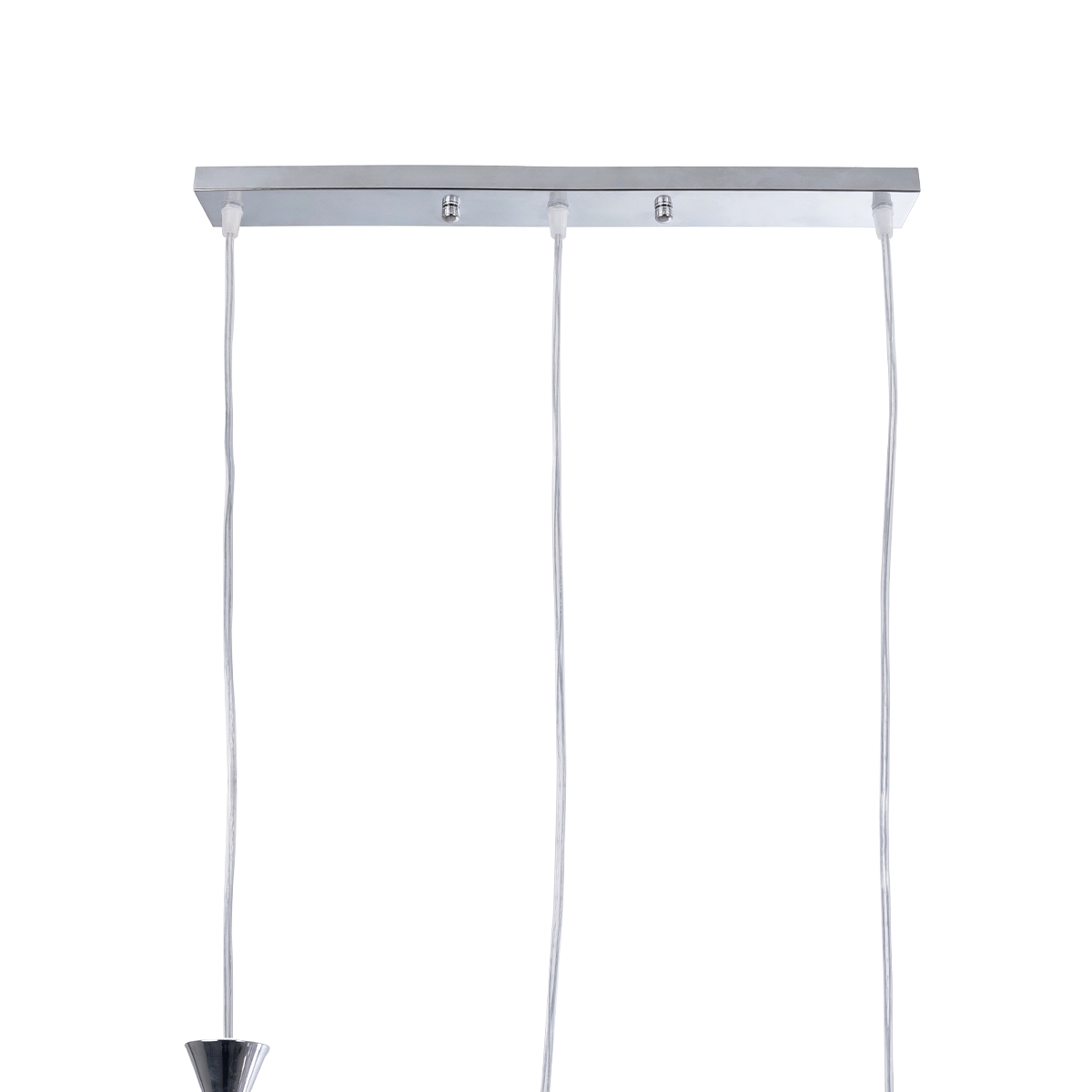 LEDTM® BOUQUET 01249 Μοντέρνο Κρεμαστό Φωτιστικό Οροφής με Ντουί 3 x E27 AC 220-240V IP20 - Ασημί & Μωβ - Μ66 x Π18 x Υ24cm - Image 8