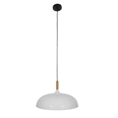 Alternative view of LEDTM® VALLETE 01256 Μοντέρνο Κρεμαστό Φωτιστικό Οροφής με Ντουί 1 x E27 AC 220-240V IP20 - Λευκό & Μπεζ - Μ45 x Π45 x Υ27cm