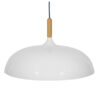 LEDTM® VALLETE 01256 Μοντέρνο Κρεμαστό Φωτιστικό Οροφής με Ντουί 1 x E27 AC 220-240V IP20 - Λευκό & Μπεζ - Μ45 x Π45 x Υ27cm - Image 4