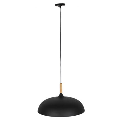 Alternative view of LEDTM® VALLETE 01258 Μοντέρνο Κρεμαστό Φωτιστικό Οροφής με Ντουί 1 x E27 AC 220-240V IP20 - Μαύρο & Μπεζ - Μ45 x Π45 x Υ27cm