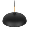 LEDTM® VALLETE 01258 Μοντέρνο Κρεμαστό Φωτιστικό Οροφής με Ντουί 1 x E27 AC 220-240V IP20 - Μαύρο & Μπεζ - Μ45 x Π45 x Υ27cm - Image 3