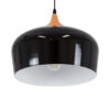 LEDTM® VILI 01261 Μοντέρνο Κρεμαστό Φωτιστικό Οροφής με Ντουί 1 x E27 AC 220-240V IP20 - Μαύρο & Μπεζ - Μ35 x Π35 x Υ27cm - Image 6
