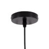 LEDTM® VILI 01261 Μοντέρνο Κρεμαστό Φωτιστικό Οροφής με Ντουί 1 x E27 AC 220-240V IP20 - Μαύρο & Μπεζ - Μ35 x Π35 x Υ27cm - Image 9