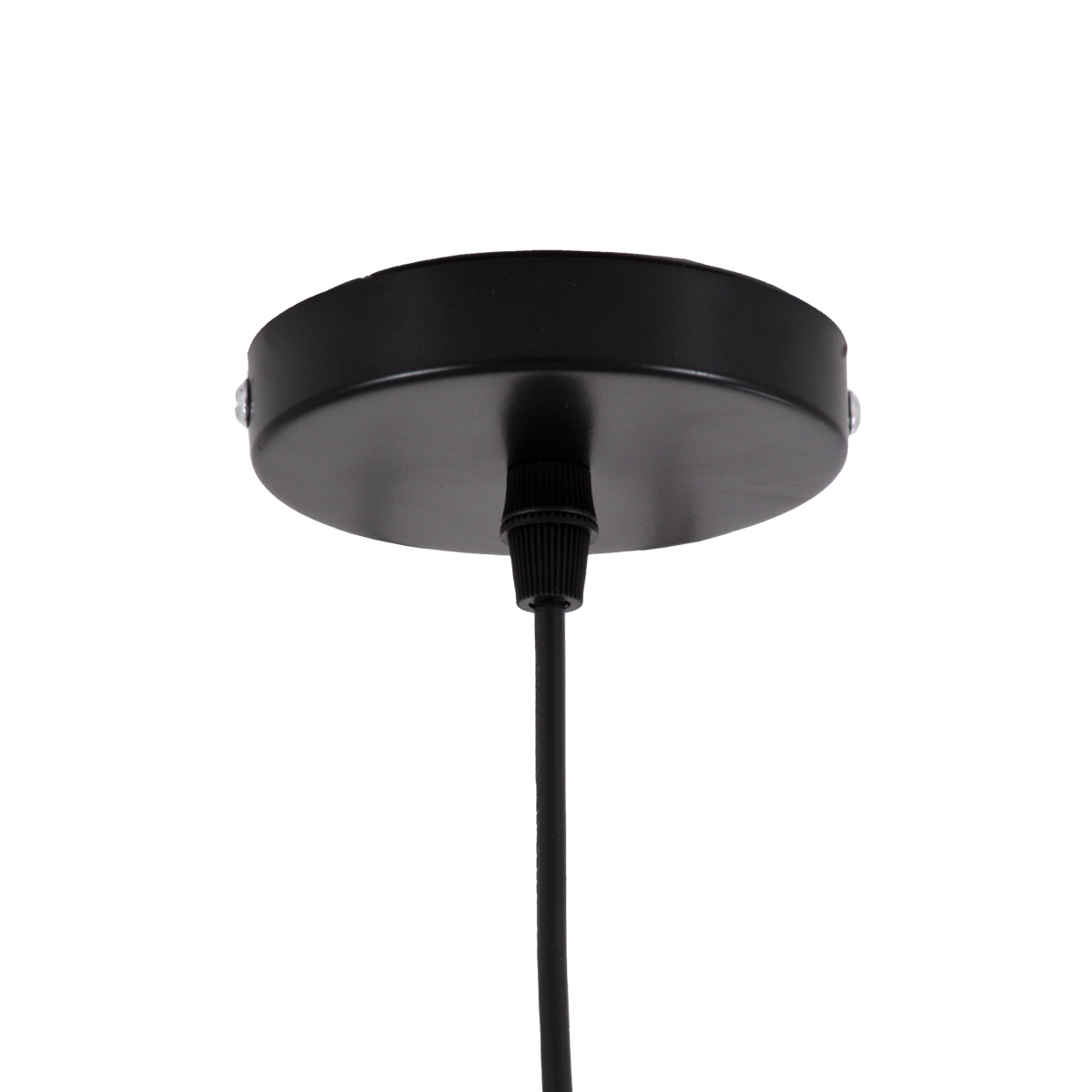 LEDTM® VILI 01261 Μοντέρνο Κρεμαστό Φωτιστικό Οροφής με Ντουί 1 x E27 AC 220-240V IP20 - Μαύρο & Μπεζ - Μ35 x Π35 x Υ27cm - Image 9