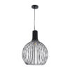 LEDTM® SCANDI 01266 Μοντέρνο Κρεμαστό Φωτιστικό Οροφής με Ντουί 1 x E27 AC 220-240V IP20 - Μαύρο - Μ38 x Π38 x Υ50cm - Image 4