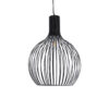 LEDTM® SCANDI 01266 Μοντέρνο Κρεμαστό Φωτιστικό Οροφής με Ντουί 1 x E27 AC 220-240V IP20 - Μαύρο - Μ38 x Π38 x Υ50cm - Image 5