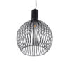 LEDTM® SCANDI 01266 Μοντέρνο Κρεμαστό Φωτιστικό Οροφής με Ντουί 1 x E27 AC 220-240V IP20 - Μαύρο - Μ38 x Π38 x Υ50cm - Image 6