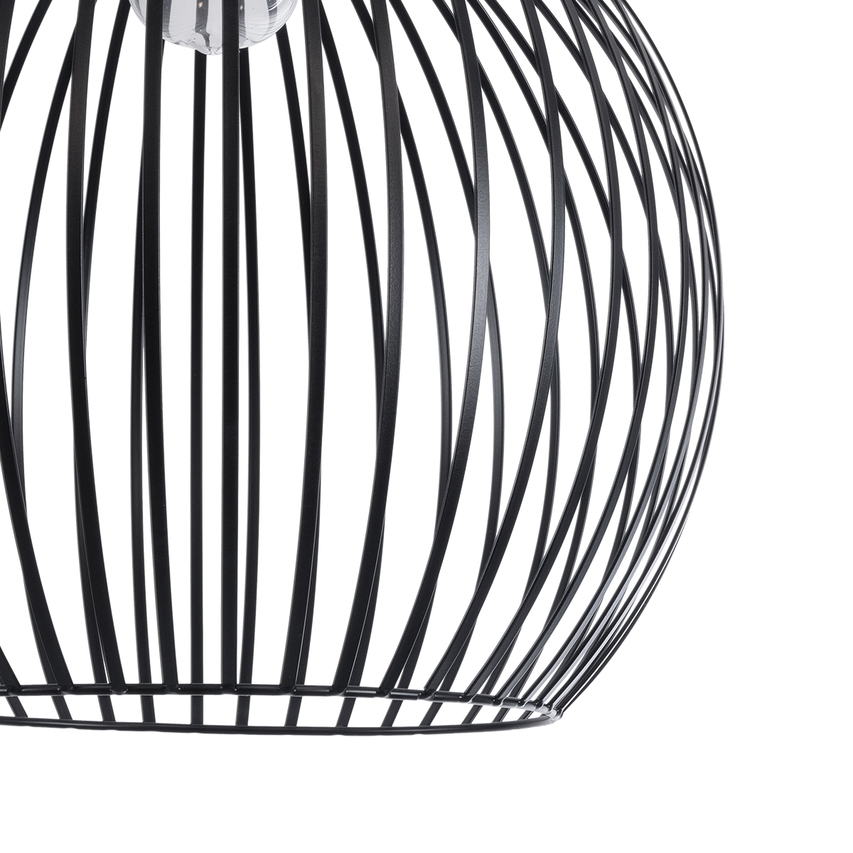 LEDTM® SCANDI 01266 Μοντέρνο Κρεμαστό Φωτιστικό Οροφής με Ντουί 1 x E27 AC 220-240V IP20 - Μαύρο - Μ38 x Π38 x Υ50cm - Image 9