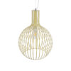 LEDTM® SCANDI 01267 Vintage Κρεμαστό Φωτιστικό Οροφής με Ντουί 1 x E27 AC 220-240V IP20 - Μπεζ - Μ38 x Π38 x Y50cm - Image 7