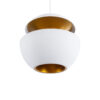 LEDTM® SEVILLE 01268 Μοντέρνο Κρεμαστό Φωτιστικό Οροφής με Ντουί 1 x E27 AC 220-240V IP20 - Λευκό & Χρυσό - Μ35 x Π35 x Υ35cm - Image 6