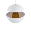 LEDTM® SEVILLE 01268 Μοντέρνο Κρεμαστό Φωτιστικό Οροφής με Ντουί 1 x E27 AC 220-240V IP20 - Λευκό & Χρυσό - Μ35 x Π35 x Υ35cm - Image 7