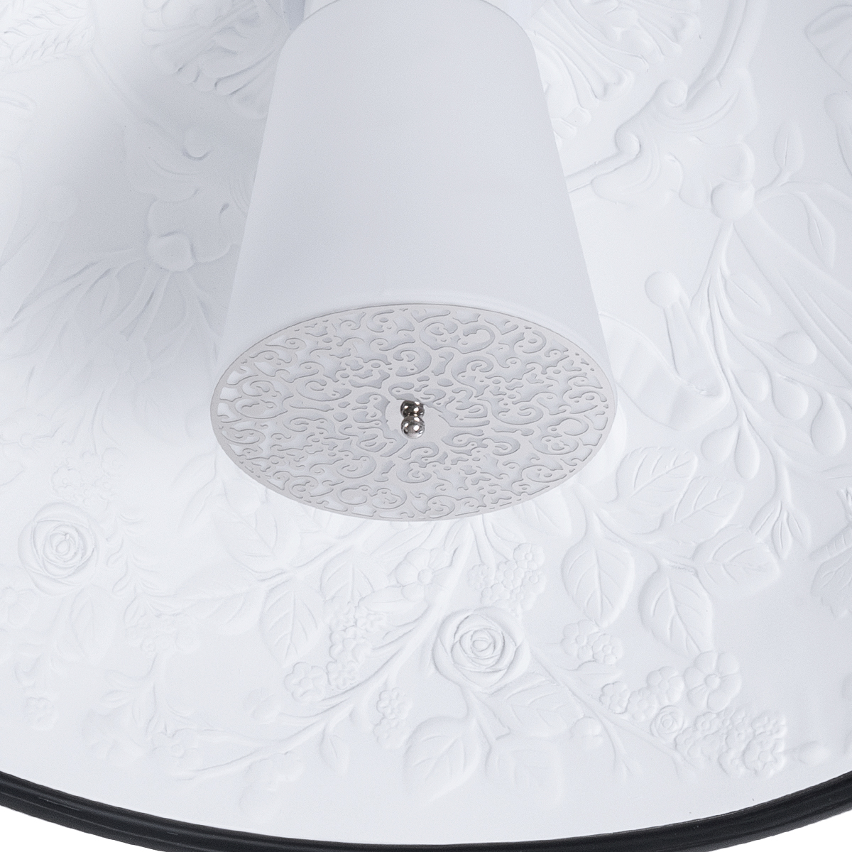 LEDTM® SERENIA 01270 Μοντέρνο Κρεμαστό Φωτιστικό Οροφής με Ντουί 1 x E27 AC 220-240V IP20 - Μαύρο & Λευκό - Μ60 x Π60 x Υ30cm - Image 10