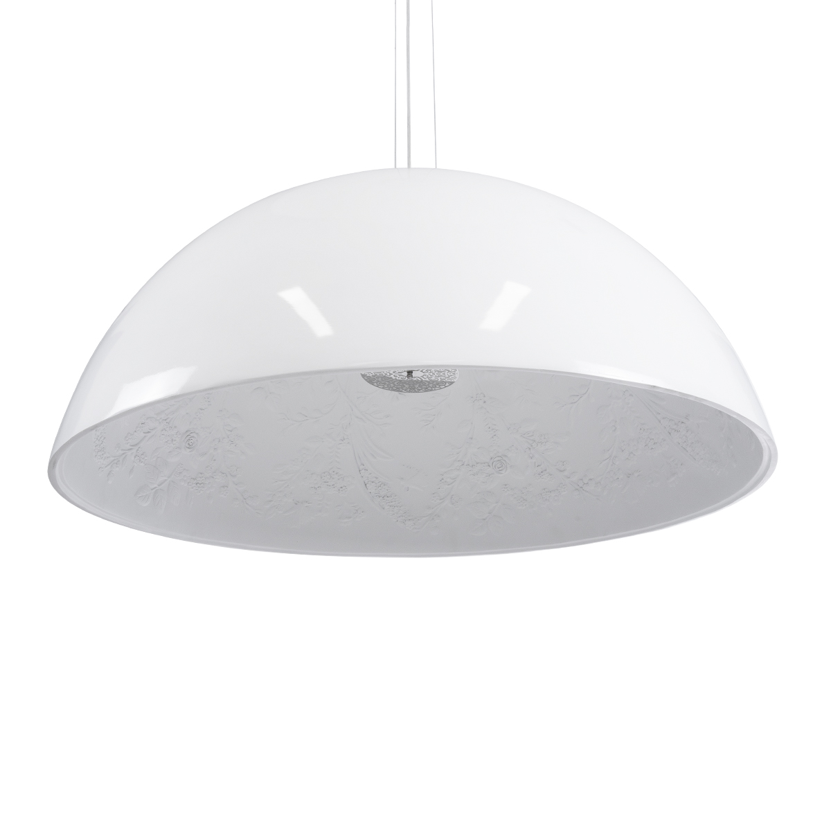 LEDTM® SERENIA 01273 Μοντέρνο Κρεμαστό Φωτιστικό Οροφής με Ντουί 1 x E27 AC 220-240V IP20 - Λευκό - Μ90 x Π90 x Y40cm - Image 6