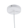 LEDTM® FELICITA 01276 Μοντέρνο Κρεμαστό Φωτιστικό Οροφής με Ντουί 1 x E27 AC 220-240V IP20 - Ασημί & Μπεζ - Μ40 x Π40 x Y30cm - Image 10