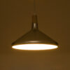 LEDTM® FELICITA 01276 Μοντέρνο Κρεμαστό Φωτιστικό Οροφής με Ντουί 1 x E27 AC 220-240V IP20 - Ασημί & Μπεζ - Μ40 x Π40 x Y30cm - Image 3
