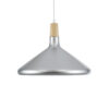 LEDTM® FELICITA 01276 Μοντέρνο Κρεμαστό Φωτιστικό Οροφής με Ντουί 1 x E27 AC 220-240V IP20 - Ασημί & Μπεζ - Μ40 x Π40 x Y30cm - Image 5