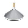LEDTM® FELICITA 01276 Μοντέρνο Κρεμαστό Φωτιστικό Οροφής με Ντουί 1 x E27 AC 220-240V IP20 - Ασημί & Μπεζ - Μ40 x Π40 x Y30cm - Image 7