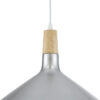 LEDTM® FELICITA 01276 Μοντέρνο Κρεμαστό Φωτιστικό Οροφής με Ντουί 1 x E27 AC 220-240V IP20 - Ασημί & Μπεζ - Μ40 x Π40 x Y30cm - Image 8