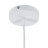 LEDTM® FELICITA 01277 Μοντέρνο Κρεμαστό Φωτιστικό Οροφής με Ντουί 1 x E27 AC 220-240V IP20 - Ασημί & Μπεζ - Μ30 x Π30 x Υ25cm - Image 10