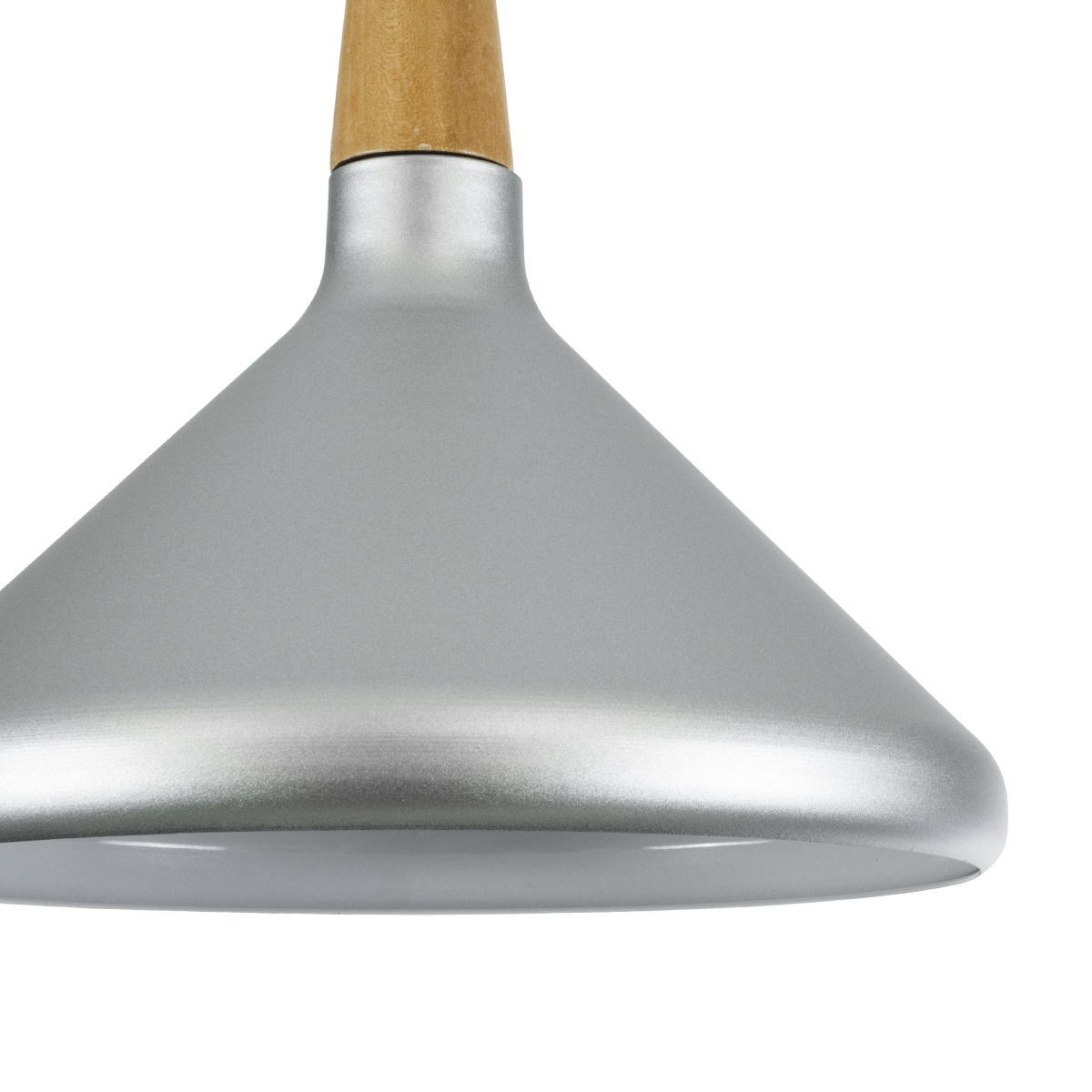 LEDTM® FELICITA 01277 Μοντέρνο Κρεμαστό Φωτιστικό Οροφής με Ντουί 1 x E27 AC 220-240V IP20 - Ασημί & Μπεζ - Μ30 x Π30 x Υ25cm - Image 8
