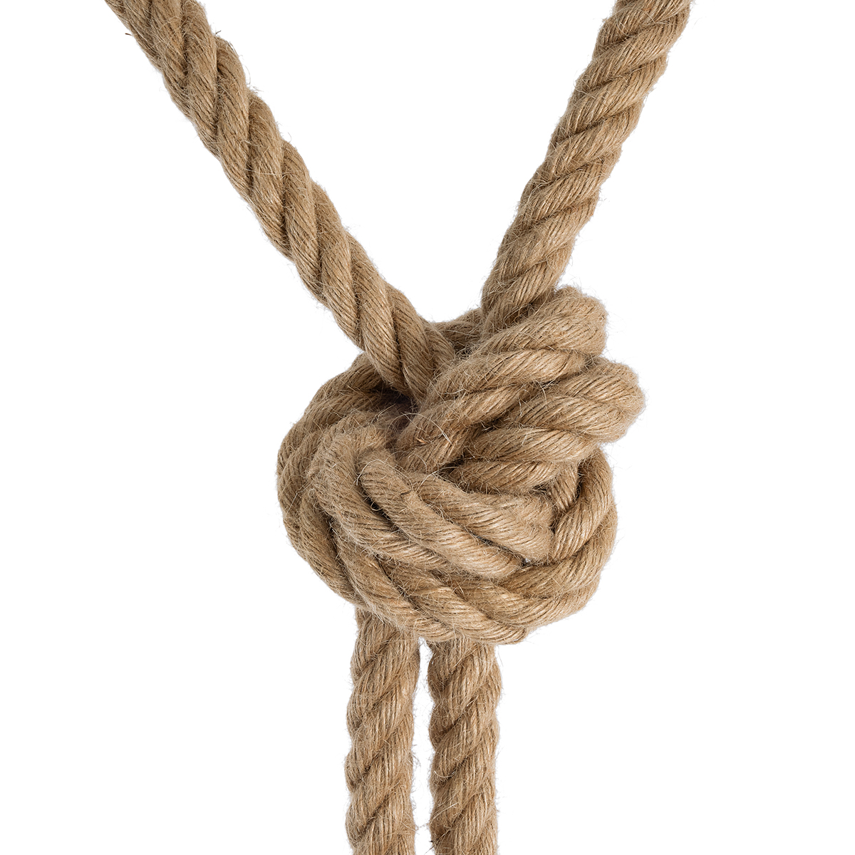 LEDTM® ROPE 01279 Boho Κρεμαστό Φωτιστικό Οροφής με Ντουί 2 x E27 AC 220-240V IP20 - Μπεζ - Μ30 x Π3.5 x Υ100cm - Image 3
