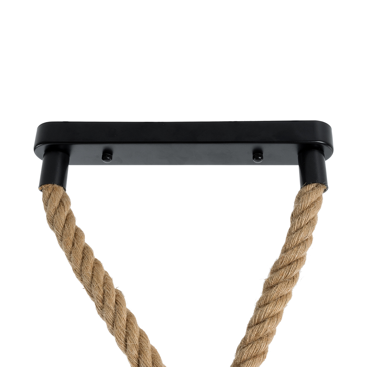 LEDTM® ROPE 01279 Boho Κρεμαστό Φωτιστικό Οροφής με Ντουί 2 x E27 AC 220-240V IP20 - Μπεζ - Μ30 x Π3.5 x Υ100cm - Image 4