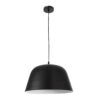 LEDTM® UPVALE 01281 Μοντέρνο Κρεμαστό Φωτιστικό Οροφής με Ντουί 1 x E27 AC 220-240V IP20 - Μαύρο & Λευκό - Μ40 x Π40 x Υ24cm - Image 4
