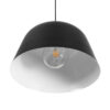 LEDTM® UPVALE 01281 Μοντέρνο Κρεμαστό Φωτιστικό Οροφής με Ντουί 1 x E27 AC 220-240V IP20 - Μαύρο & Λευκό - Μ40 x Π40 x Υ24cm - Image 6